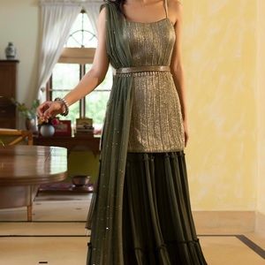 Designer Indian outfit/sharara set